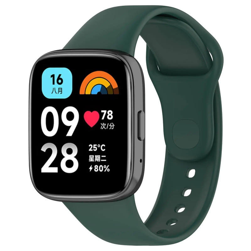 22mm FOR Xiaomi Redmi Watch 3/3 Active/3 Lite Strap Silicone Replacement Band