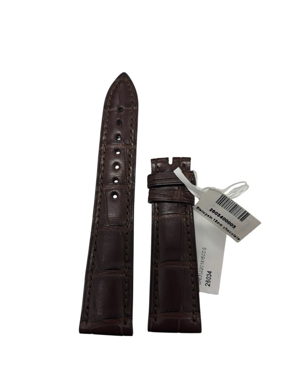 Blancpain Brown Crocodile Leather Strap