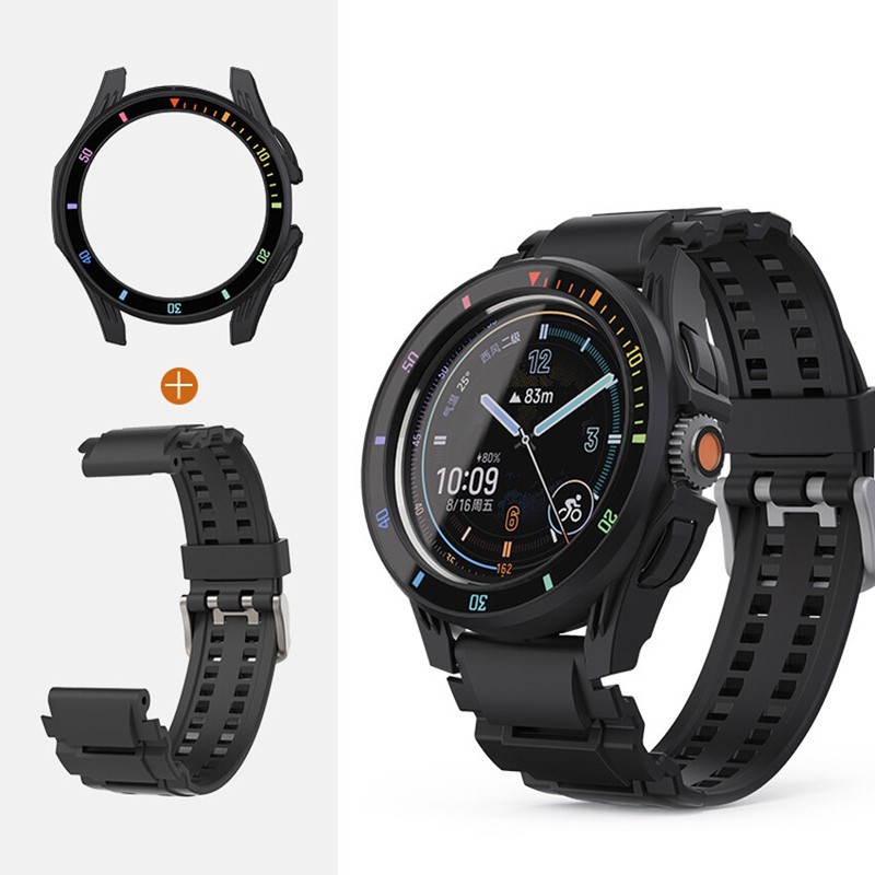 For XIAOMI Watch S4 Sport Smart Watch Case Glass Protective Frame +Strap