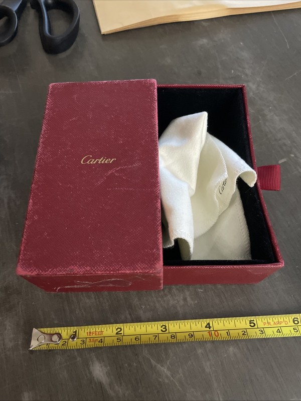 Cartier Jewelry Box 5x3x2 Inches