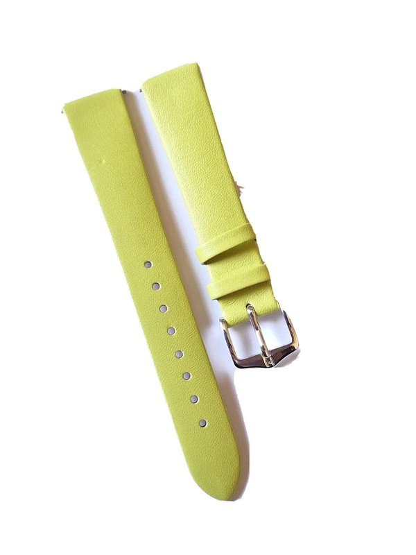16mm QUALITY NEW HIRSCH VIAZZA GREEN, SILVER BUCKLE WATCH STRAP. gallery