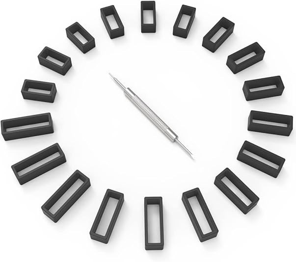 Watch Band Loop 18pcs Watch Band Rings with a Spring Bar Tool