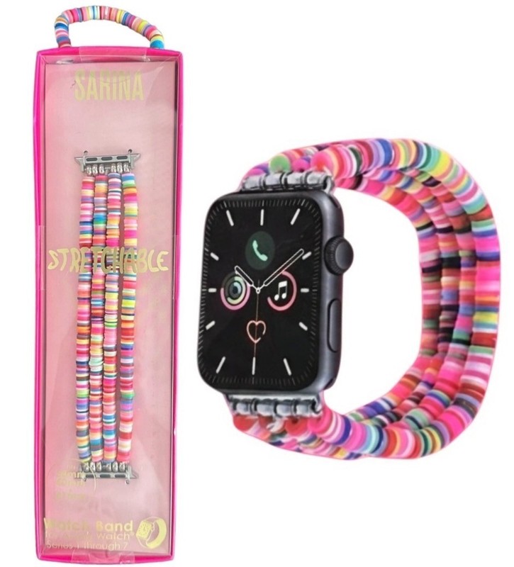 Sarina Beaded Stretchable Watch Band For Apple Watch Fits 38MM 40MM 41MM Multi