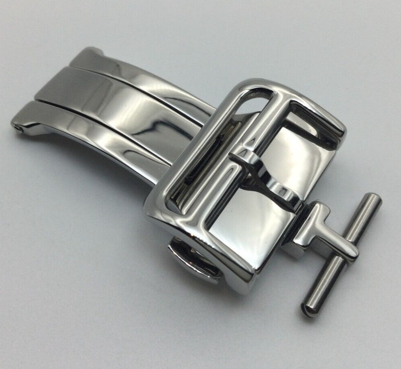 18MM FLAWLESS DEPLOYMENT TANG BUCKLE FOR HERMES APPLE WATCH BAND