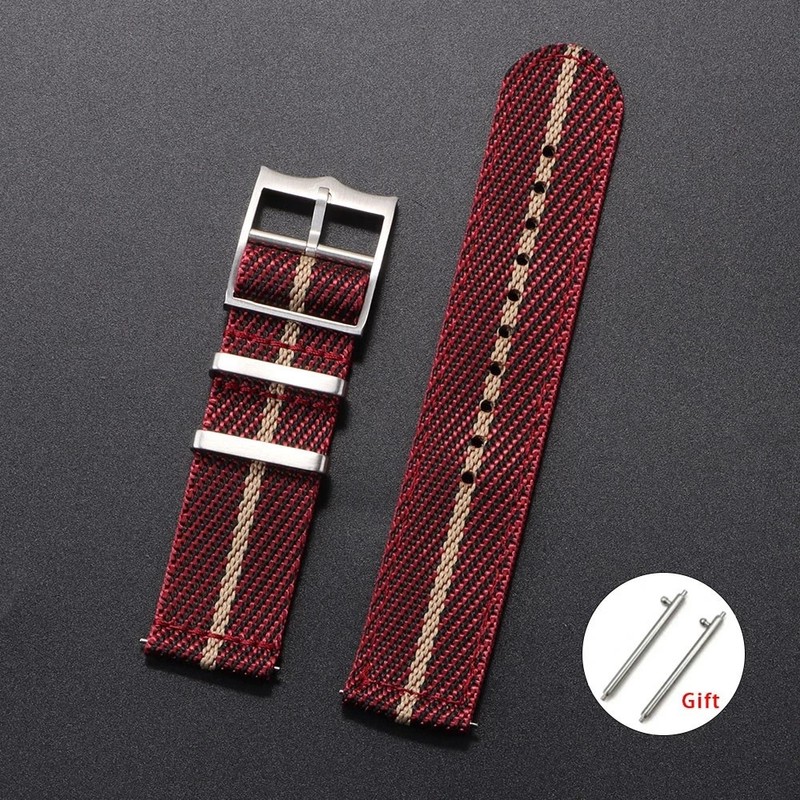 Nylon Strap For Tudor Watch Two piece Military Band 20mm 22mm Quick Release