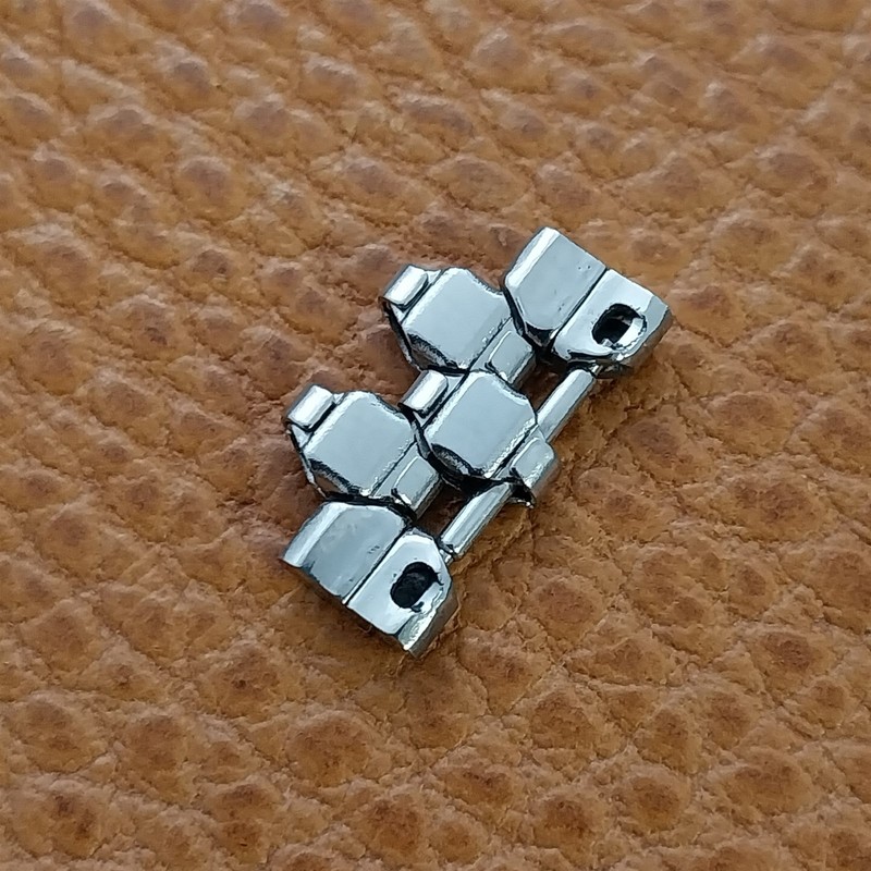 Vintage Kreisler Small Coffin Link Brushed Stainless NOS For Classic Watch Band gallery
