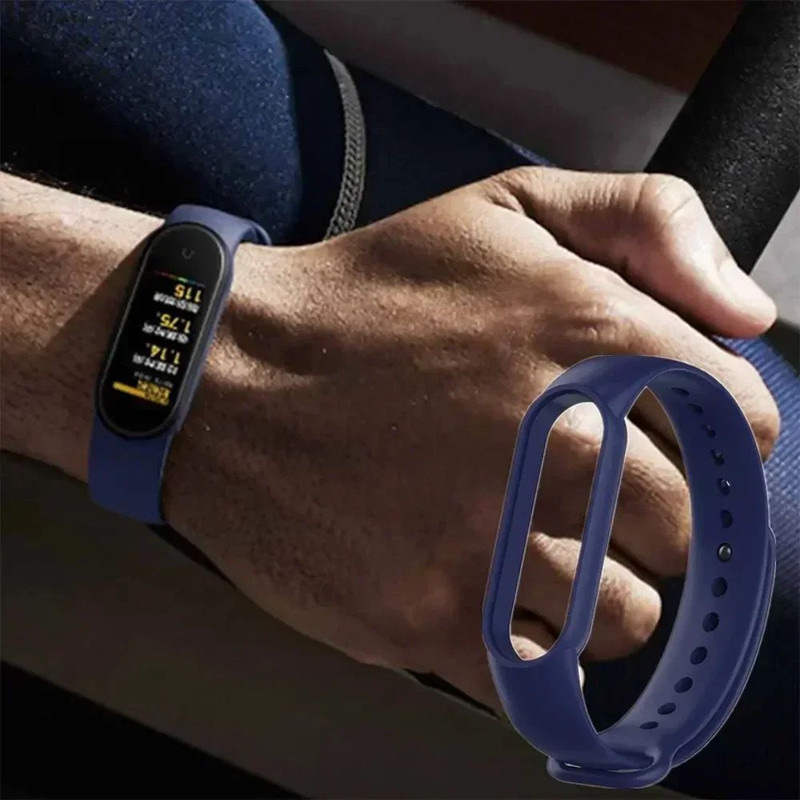 Silicone Replacement Strap for Xiaomi Mi Band 7 6 5 4 3 Wristband Watch UK gallery
