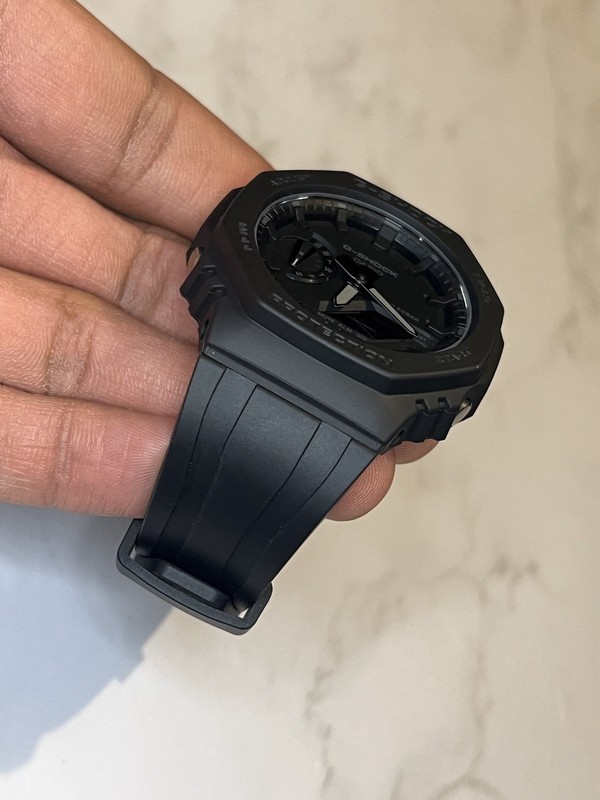 Fluorine Rubber Strap – Compatible With GA-2100, GA-2110, GM-2100, GM-5600 gallery