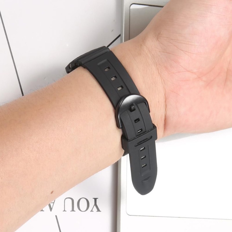 Replacement Watch Strap Band Compatible with Casio Men's W-96H W96H-1BV Sport Wa gallery