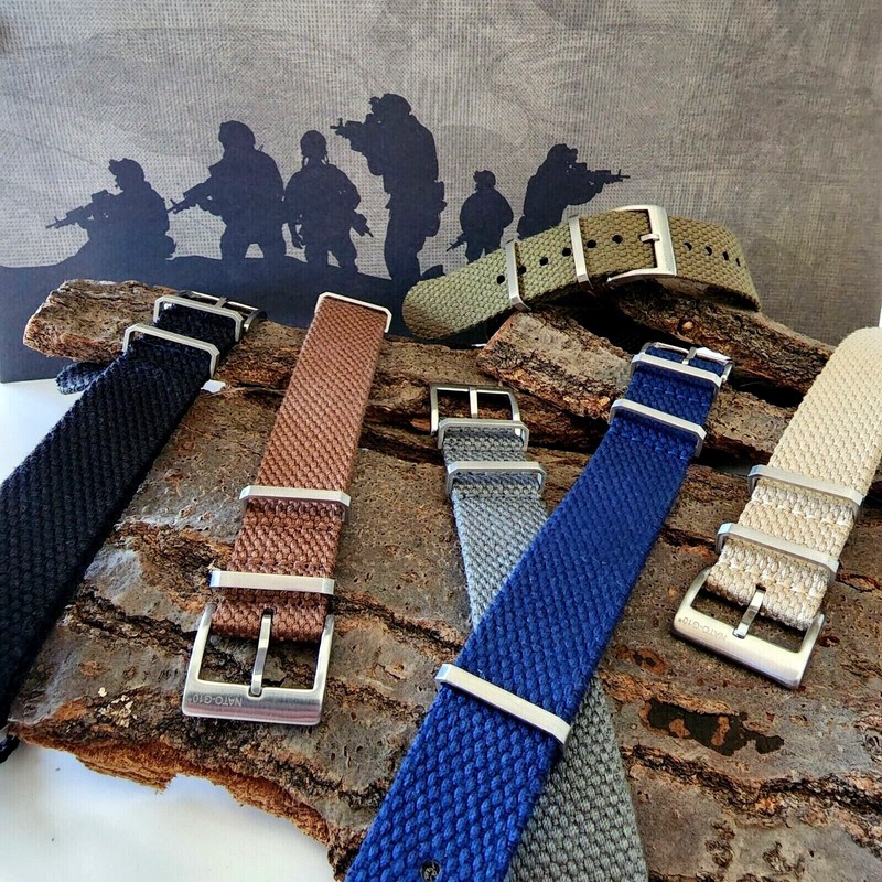 HEMP strap Cotton nylon ECO friendly Vegan military Soft NATO G10 watch band USA