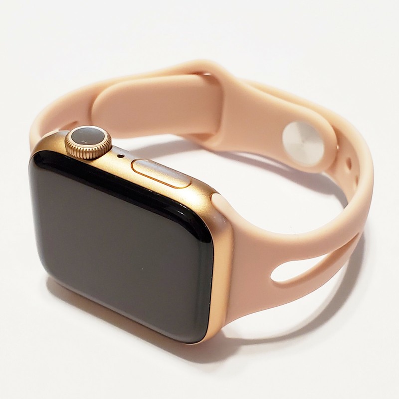 Soft Silicone Narrow Sport Band for Apple Watch 9, 8, 7, 6, 5, 4, 3, 2, 1, SE