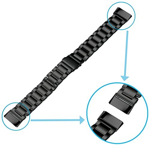 Metal Stainless Steel Watch Band Strap Bracelet Wristband For Fitbit Charge 5 gallery