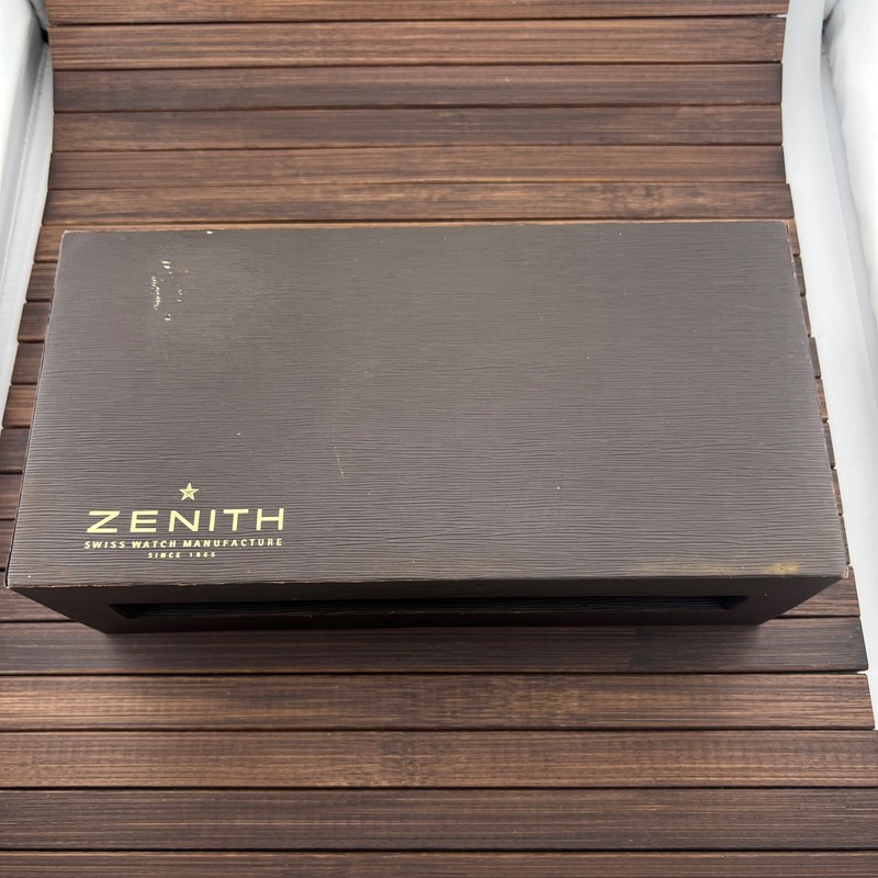 Box Watch Zenith El Primero Years 2010 9 3/8x4 1/2x2 13/16in