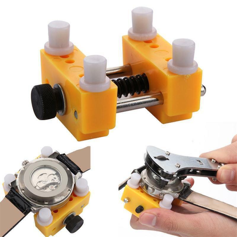 Watchmaker Watch Repair Tool Back Case Holder Adjustable Opener Remover Tool