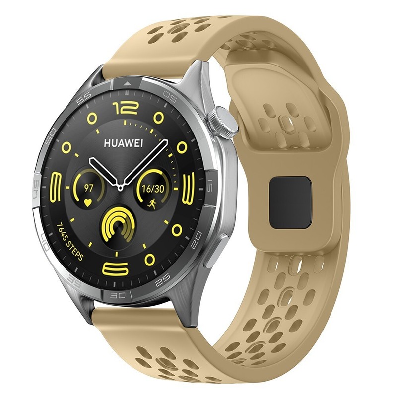 18mm 20mm 22mm Breathable Silicone Sport Watch band Silicone Strap gallery