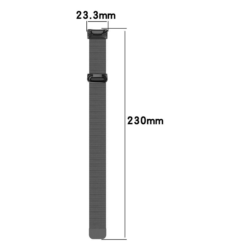 For Fitbit Charge 6 Replacement Strap Metal Milanese Magnetic Loop Steel Band gallery
