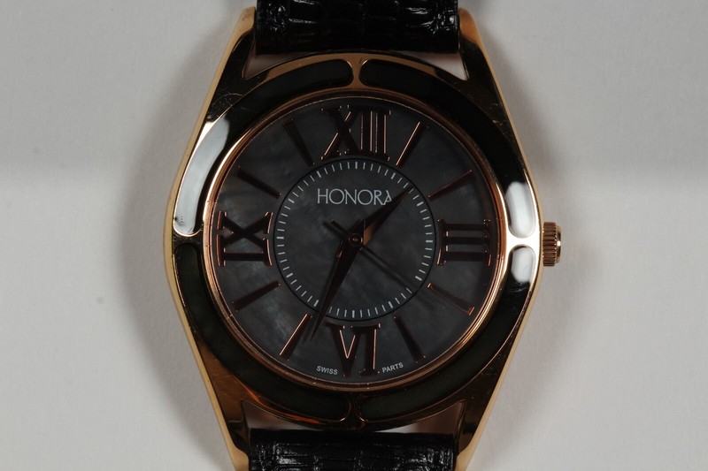 HONORA Lizard Leather Strap Bronze Swiss Watch! NEW! Unisex Swiss Parts – Italy