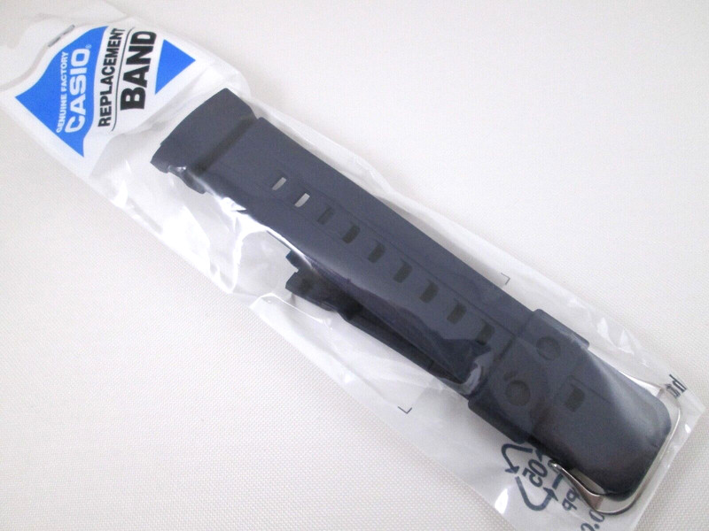 Genuine Casio G-Shock G-100 G-2110 G-2310 G-2400 navy blue resin watch band gallery