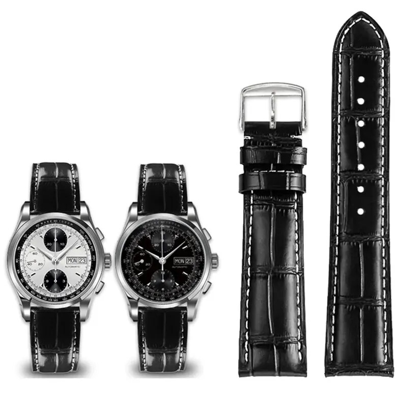 Leather Watchbands For Longines L2 L3 L4 Masters COLLECTION Watch Belt Bracelet