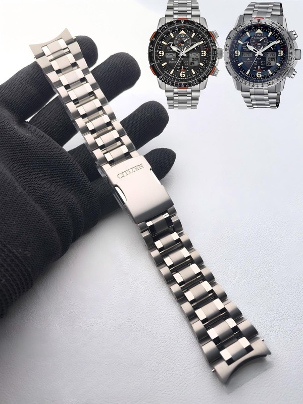 Citizen Titanium Alloy Watch Strap Blue Angels 22mm JY8078-01L/52L-