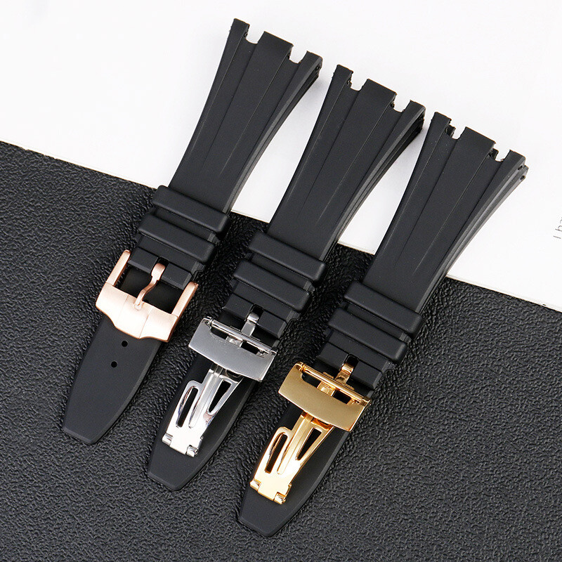 27mm AP Rubber Band for Audemars Piguet Royal Oak Offshore 42mm 15400 Strap