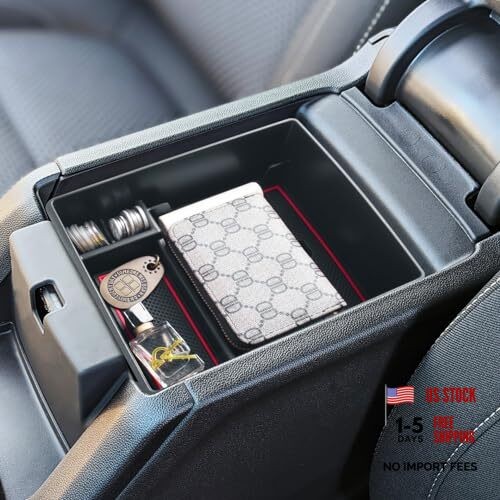 Compatible with GMC Acadia Center Console Organizer 2017-2019 2020 2021 red