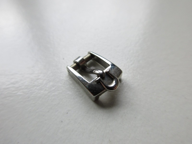 Omega 6 MM “old style” produced by AW acier inox 1950’s Swiss watch band buckle