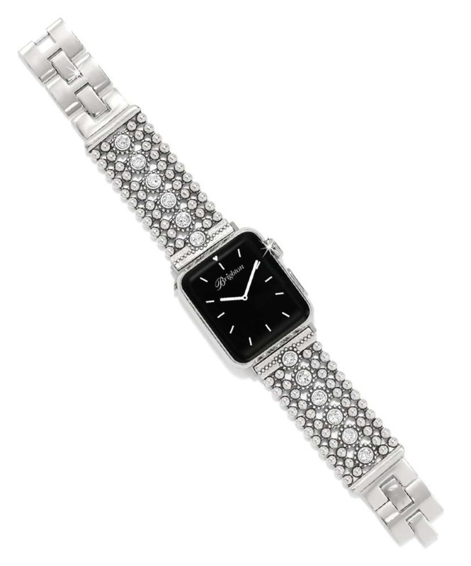 Brighton Silver Crystal Twinkle Link Studded 38mm Apple Watch® Wrist Band New