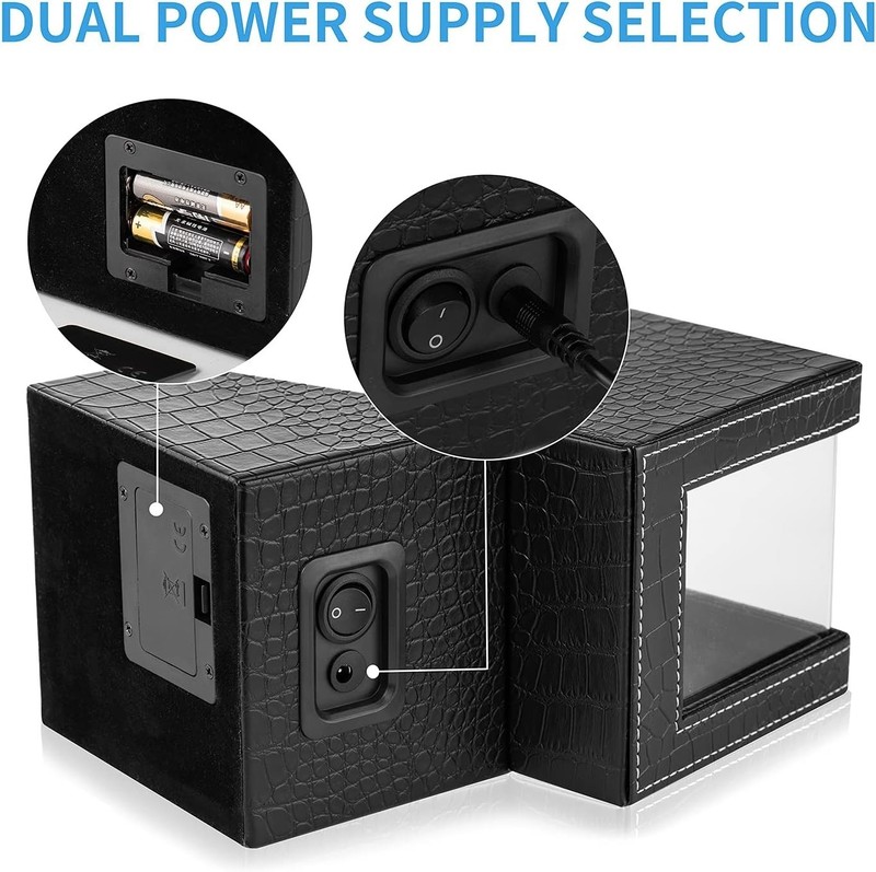 Automatic Watch Winder for Automatic Watches Quiet Motor Dual Power Supply gallery