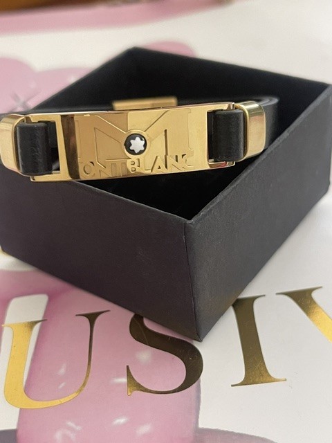 Montblanc Leather Strap Bracelet