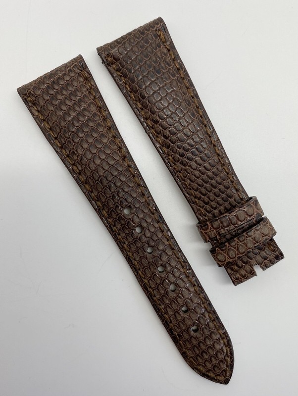 Authentic New Zenith 18mm x 14mm Brown Lizard Watch Strap Band 18-510 NOS OEM