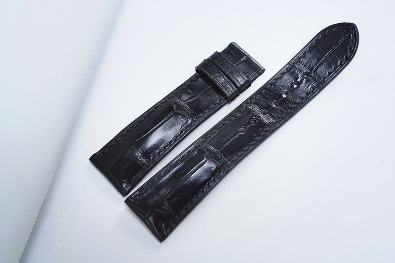 Handmade Genuine Croc Skin Leather Watch Strap Band 18mm/24mm