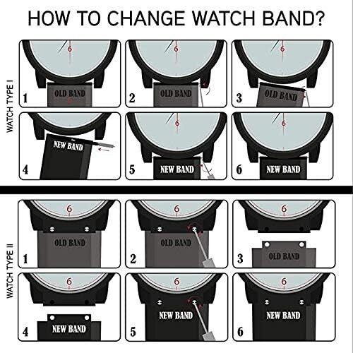 BR 03 Black Steel 24mm Black Rubber Watch Strap For Bell Ross gallery