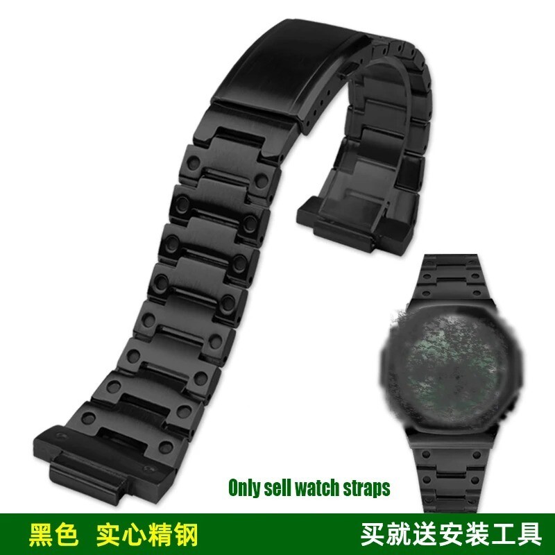 16mm Stainless Steel Watch Strap For Casio G-SHOCK OAK GA-2100/2110 GM2100 Metal