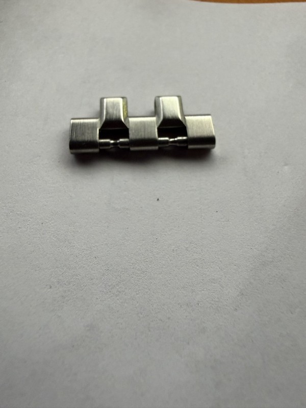 Authentic IWC 21mm Watch Bracelet Brushed Satin Steel Link