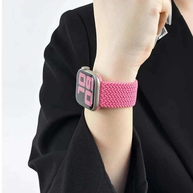 Braided Solo Loop Band For Apple Watch 9 8 7 6 5 4 SE Ultra 2 44/41/45/49mm gallery