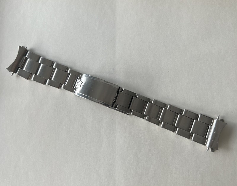 Original Vintage Rolex Oyster Rivet Bracelet Ref#7206 Lugs 20mm OC#1805