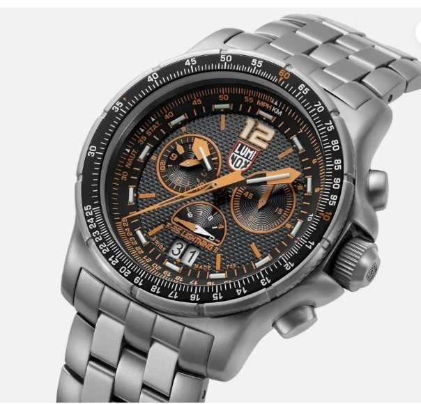 Luminox 9382 Gent’s Chrono Black Dial Steel Bracelet Dive Watch