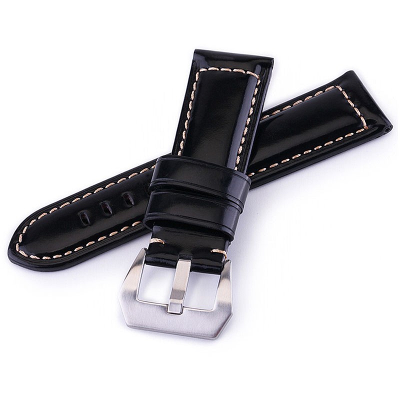 20mm 22mm 24mm 26mm Leather Watch Strap EYW Matte Wrist Band Glossy Watchband gallery