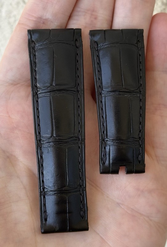 Rolex Sky-Dweller 21mm x 17mm Black Alligator Watch Strap 345974 Authentic OEM gallery