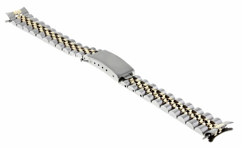13MM LADIES 18K/SS TWO TONE JUBILEE WATCH BAND STRAP FOR ROLEX 13MM HEAVY 79193