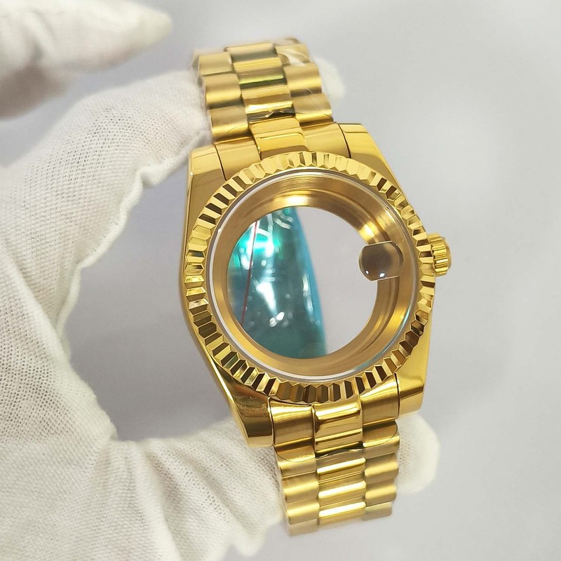 36mm/39mm Watch Case for NH35 NH36 Fine Steel Strap Sapphire Glass Watches Cases