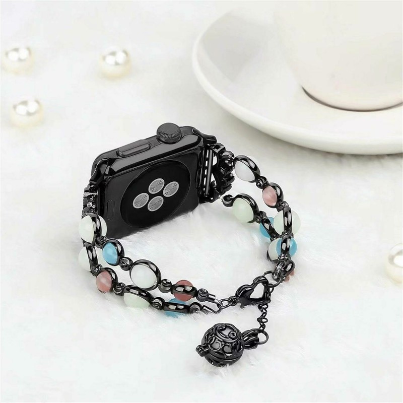 41mm 45mm Luminous Bracelet Strap Band for Apple Watch SE Series 87 6 5 4 3 2 1 gallery