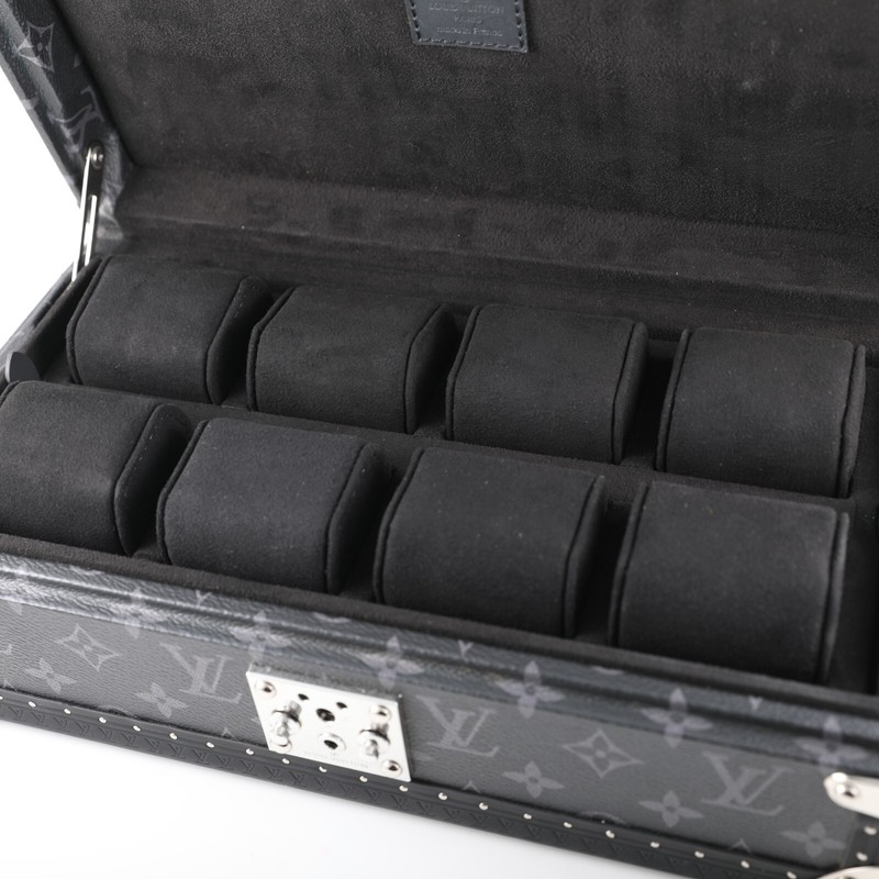 Louis Vuitton Coffret 8 Montres Monogram Eclipse Canvas Watch & Accessory Case gallery