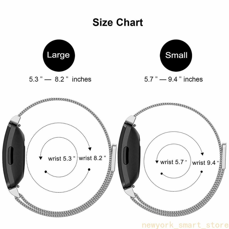For Fitbit Inspire / 2 / HR / Ace 2 Strap Milanese Band Stainless Steel Magnetic gallery