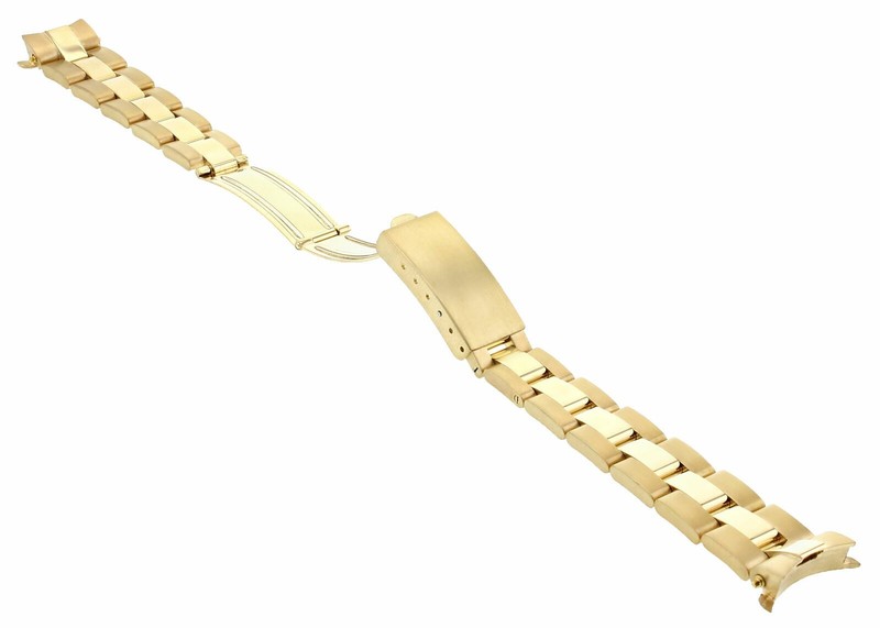 13MM 18K Yellow Gold Oyster Watch Band For Rolex 26MM Datejust, President gallery
