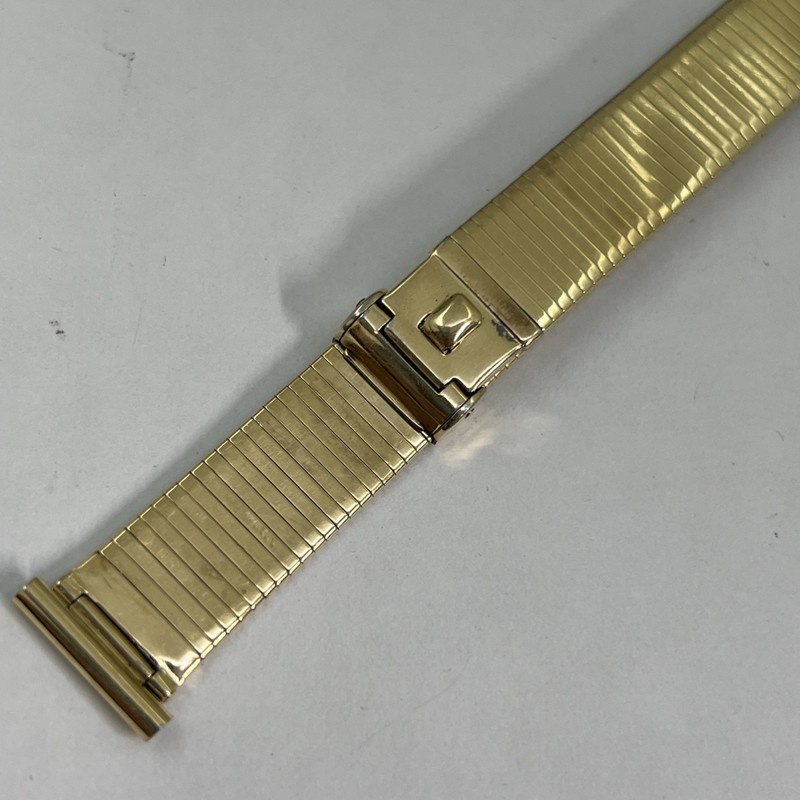 Vintage U.S.A FORSTNER KOMFIT 14K Gold Filled Top , 16mm Ends Watch Band