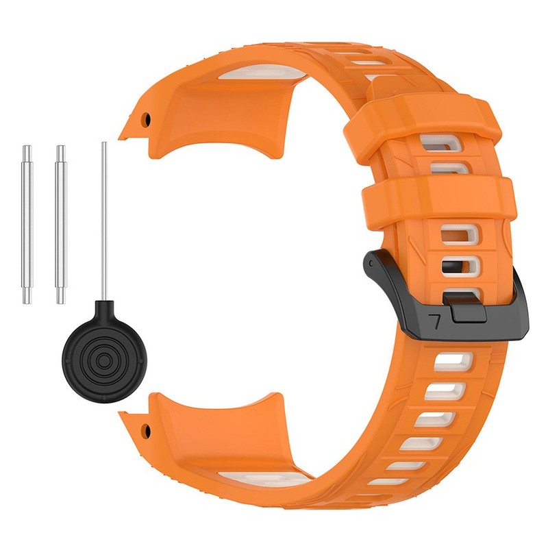 Bi-Color Silicone Straps Sports Watch Band Belt for Garmin Instinct3 45mm /50mm