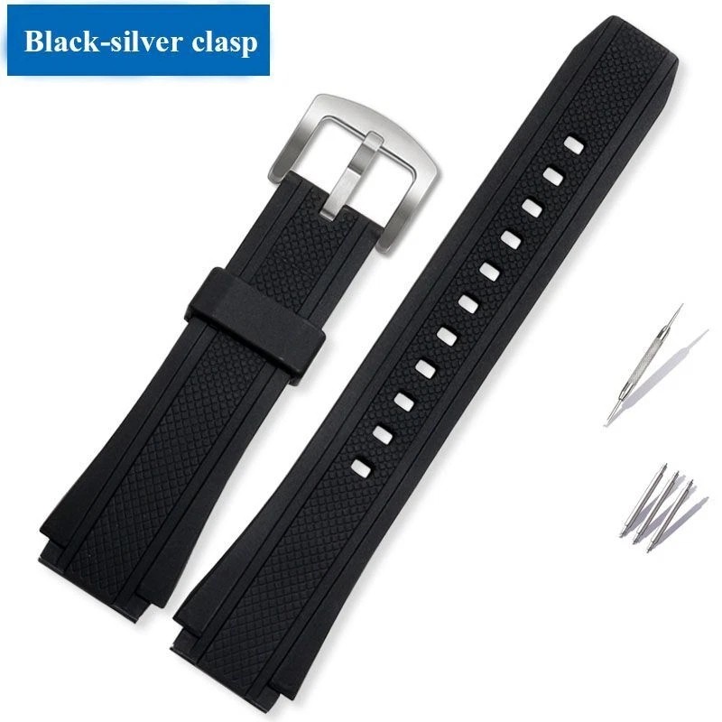 Men's Silicone Watch Strap Fit For Casio Edifice EF552 EF-552D-1A Sports Series gallery