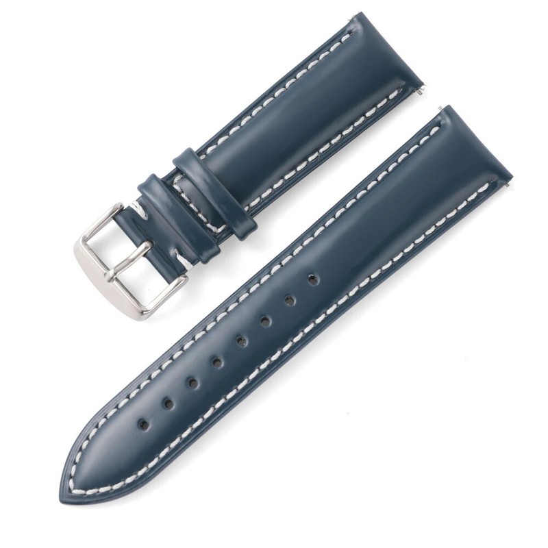 18mm 19 20mm 21 22mm Cordovan Genuine Leather Strap Generic Watchbands Bracelet